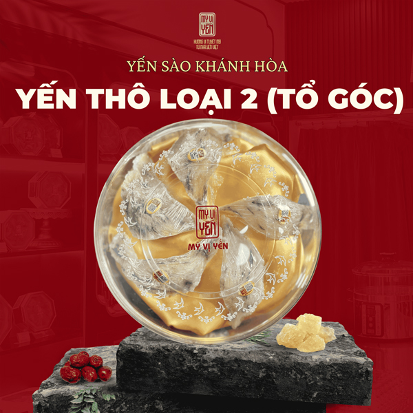 Tổ Yến Tinh Chế Khánh Hòa – Mỹ Vị Yến Chính Chủ Nhà Nuôi 3 Tổ yến thô loại 2 – nguyên liệu yến tinh chế Khánh Hòa