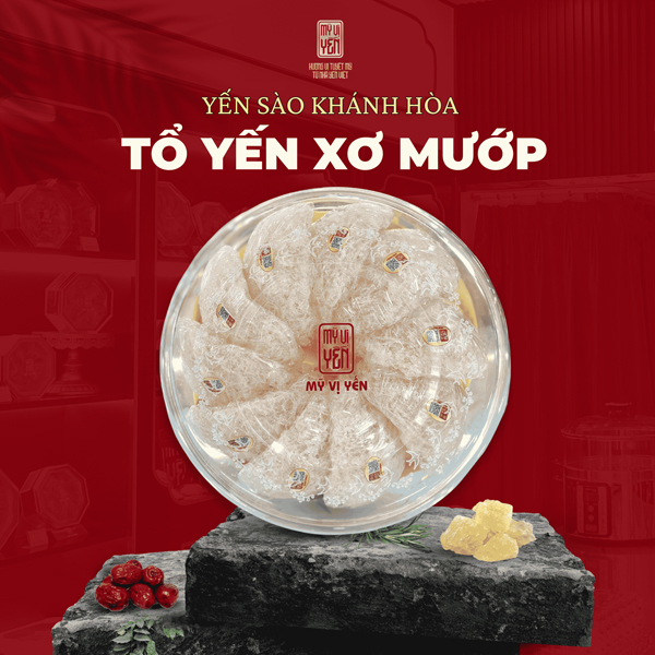 Tổ yến xơ mướp tinh chế thủ công – yến sào Khánh Hòa không hóa chất